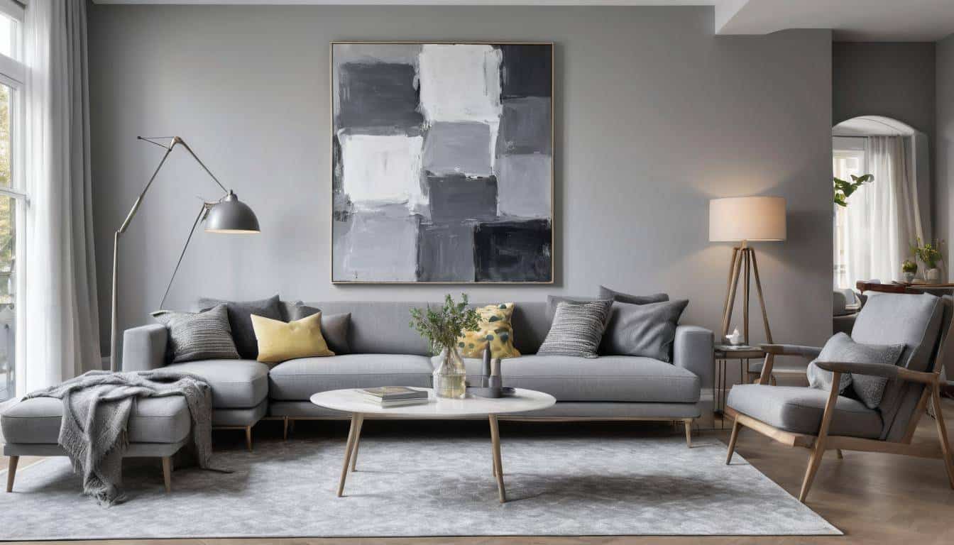 beautiful grey living rooms