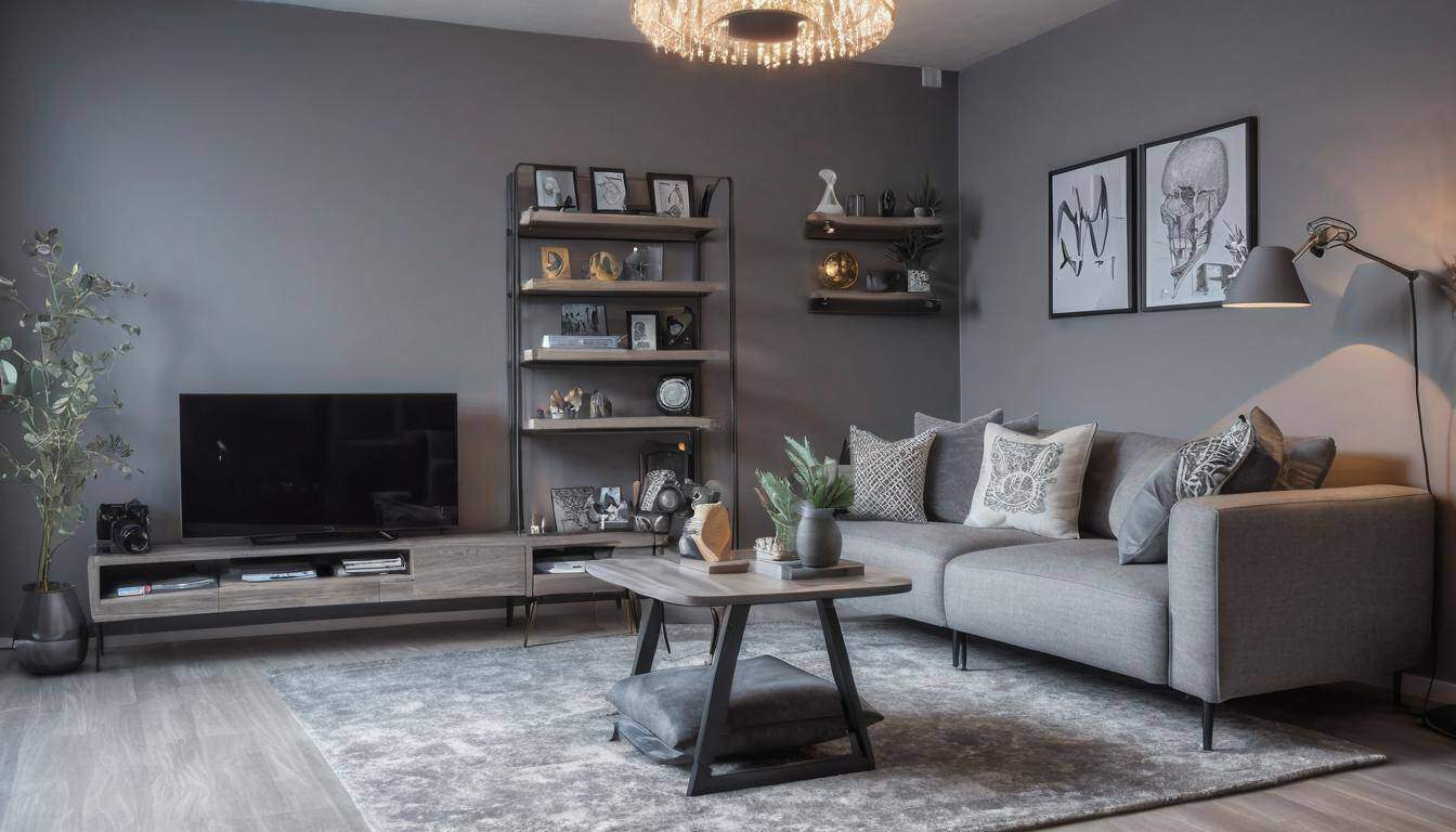 beautiful grey living rooms