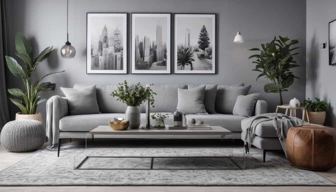 beautiful grey living rooms