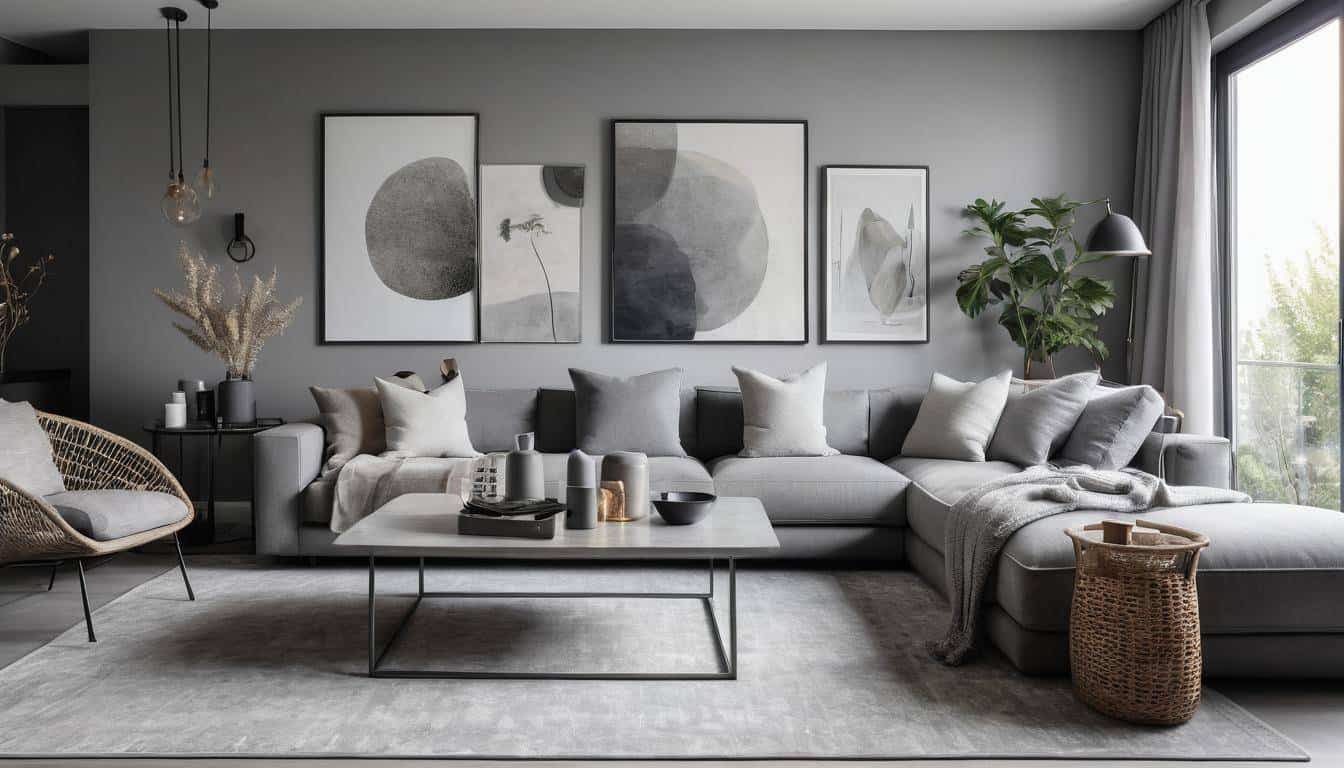 beautiful grey living rooms