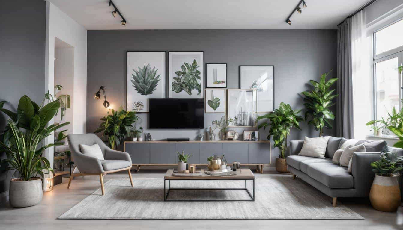 beautiful grey living rooms