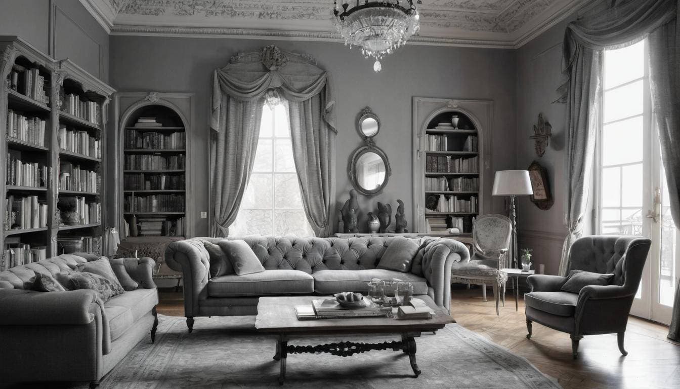 beautiful grey living rooms