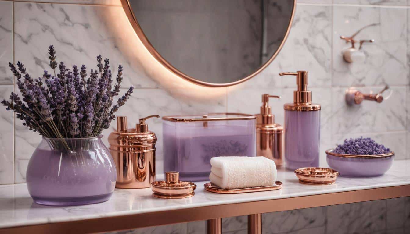 beautiful lavender bathrooms