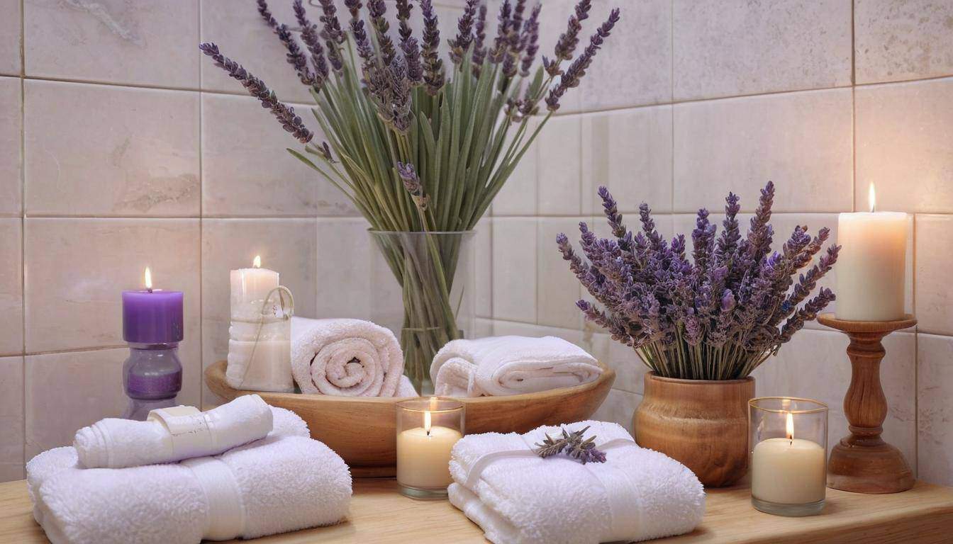 beautiful lavender bathrooms