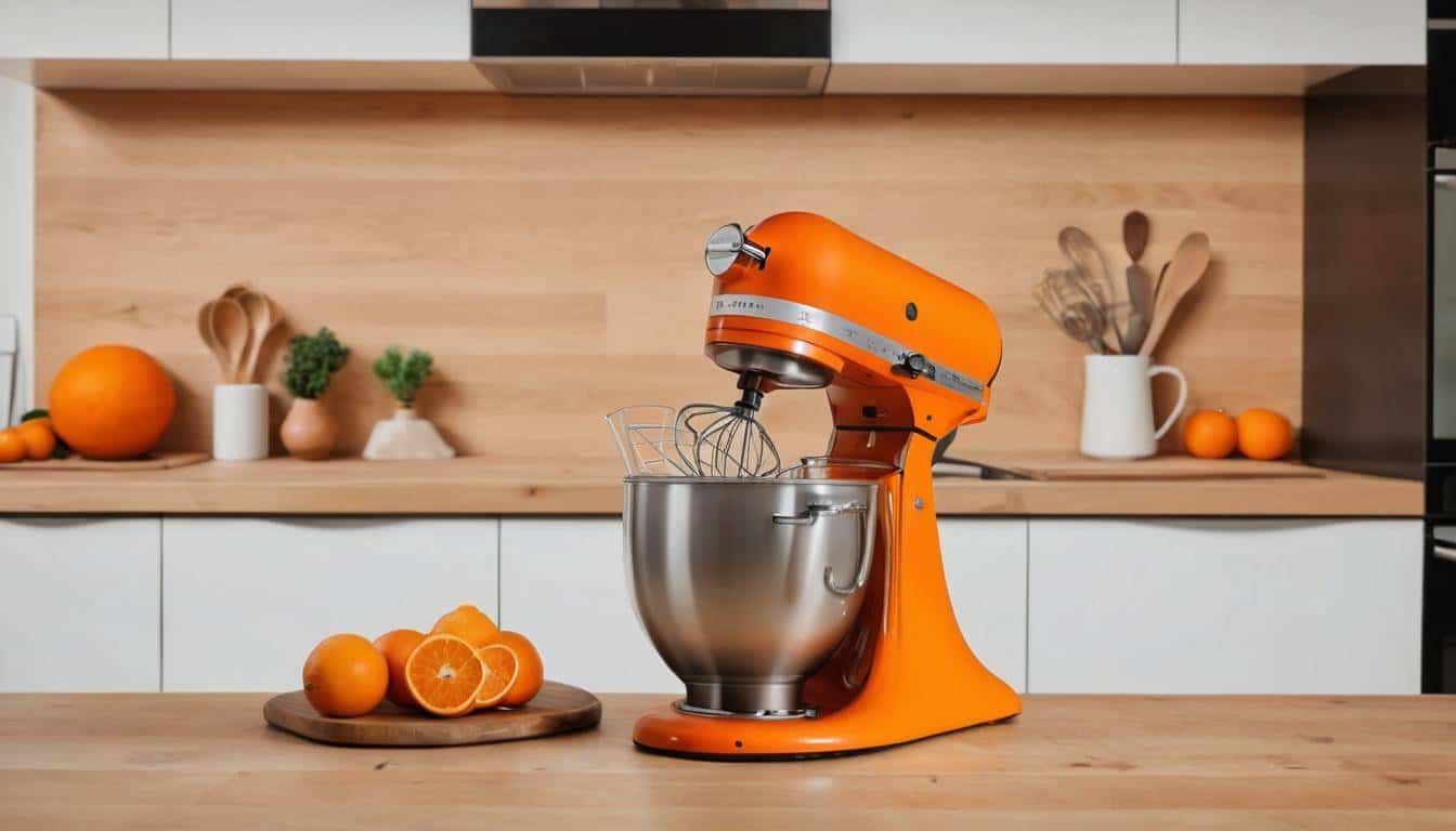 beautiful orange kitchens