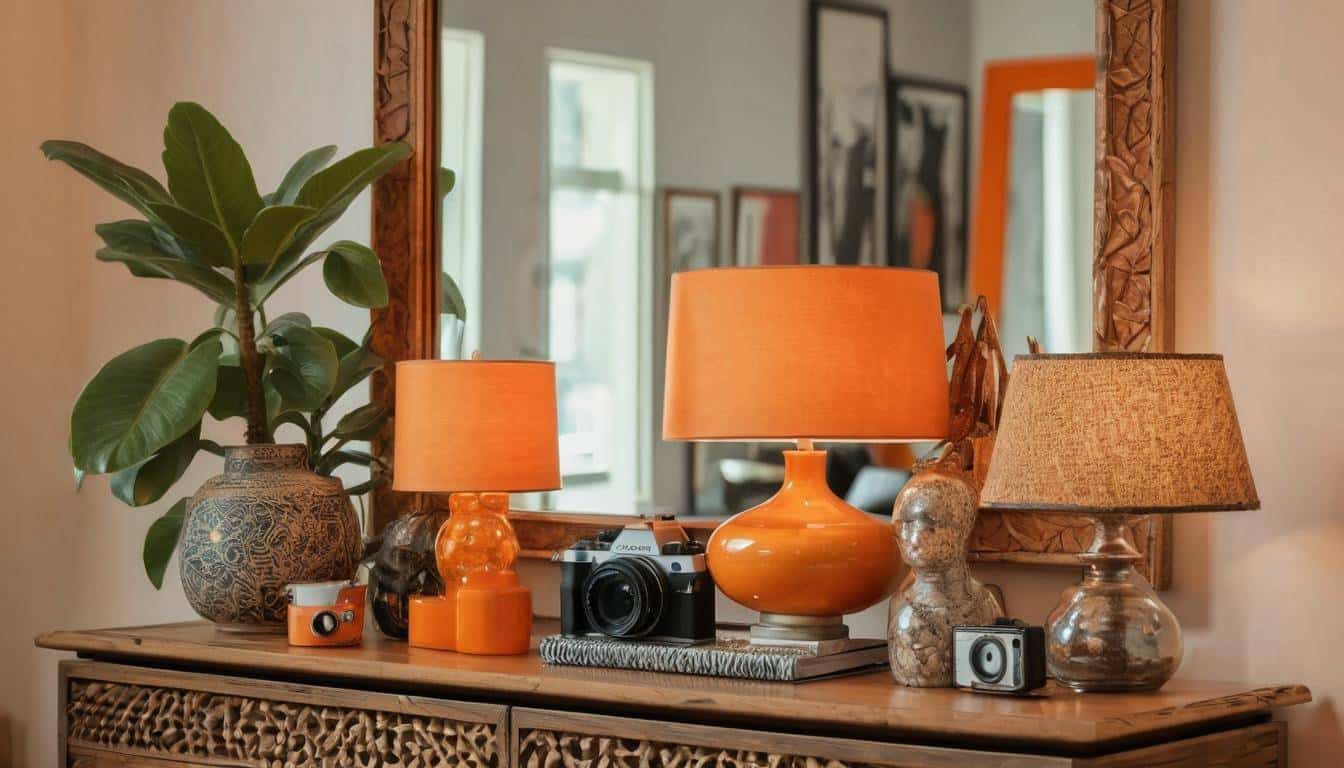 beautiful orange kitchens