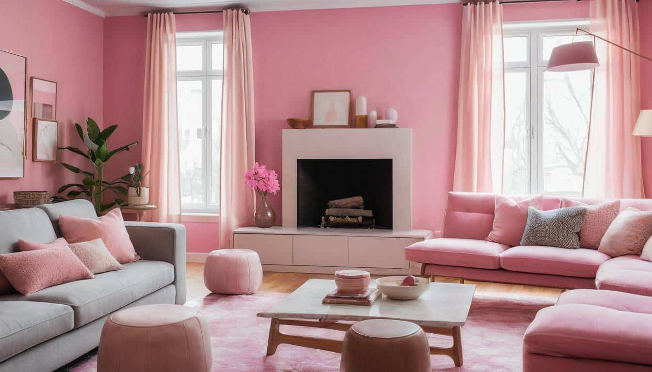 beautiful pink bedrooms