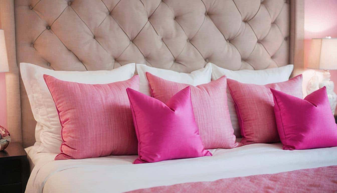 beautiful pink bedrooms