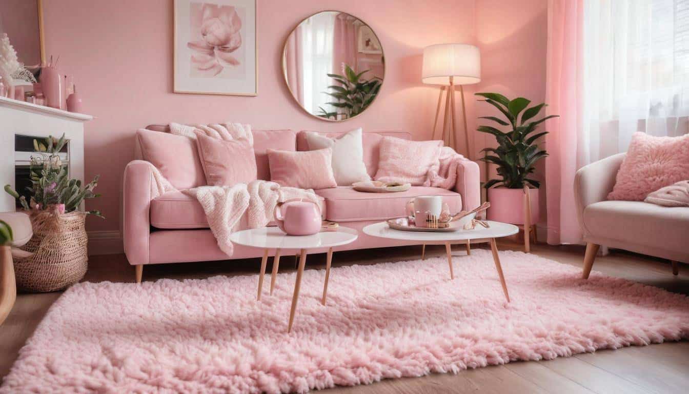 beautiful pink bedrooms