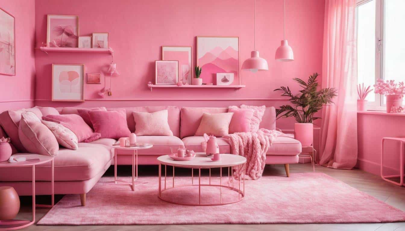 beautiful pink bedrooms