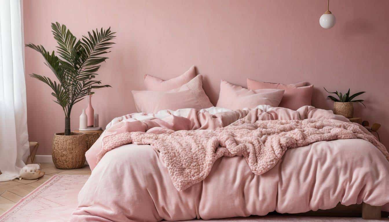 beautiful pink bedrooms