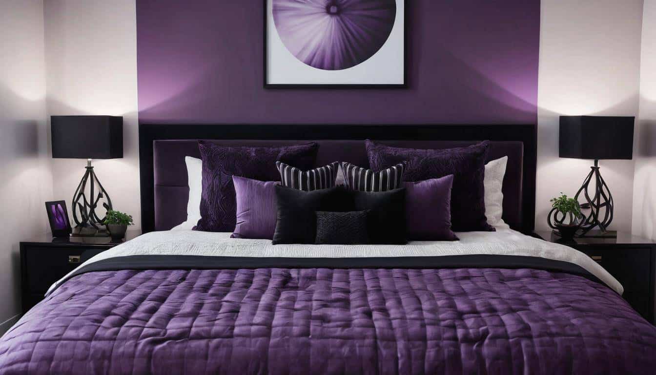 beautiful purple bedrooms