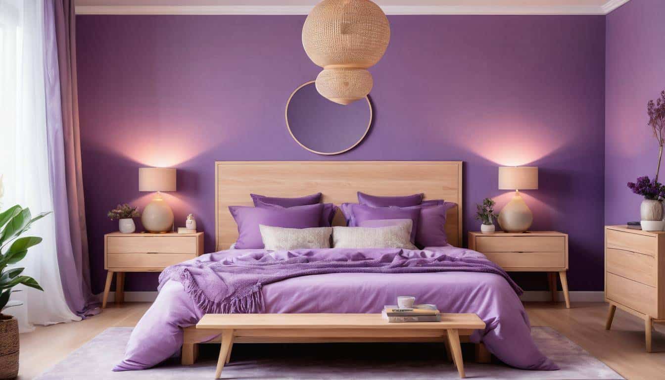 beautiful purple bedrooms