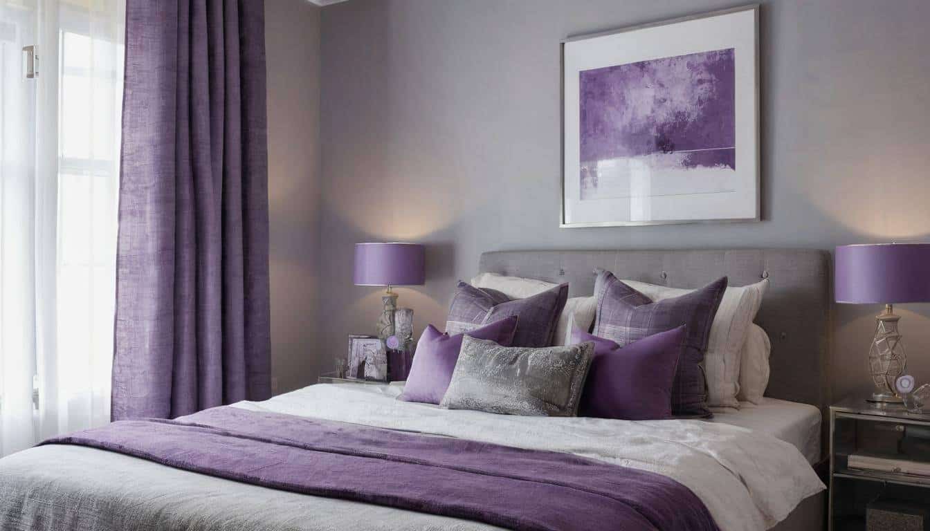 beautiful purple bedrooms