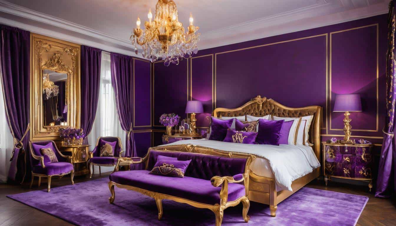 beautiful purple bedrooms