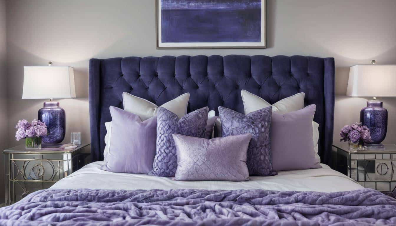 beautiful purple bedrooms