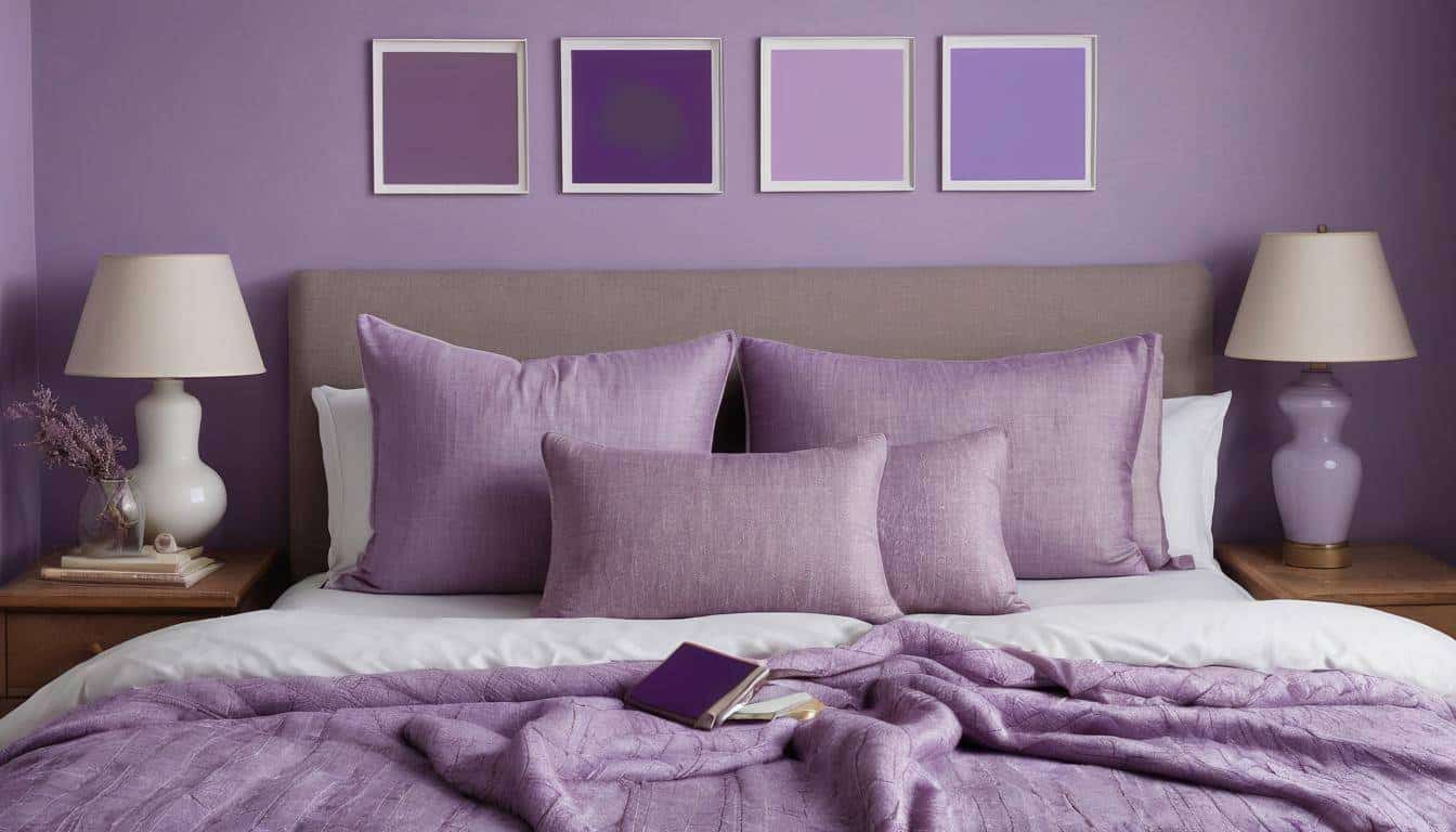 beautiful purple bedrooms