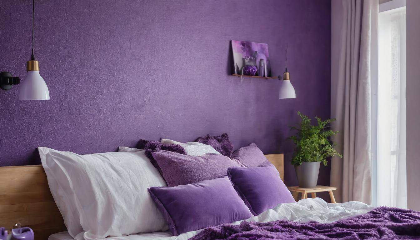 beautiful purple bedrooms