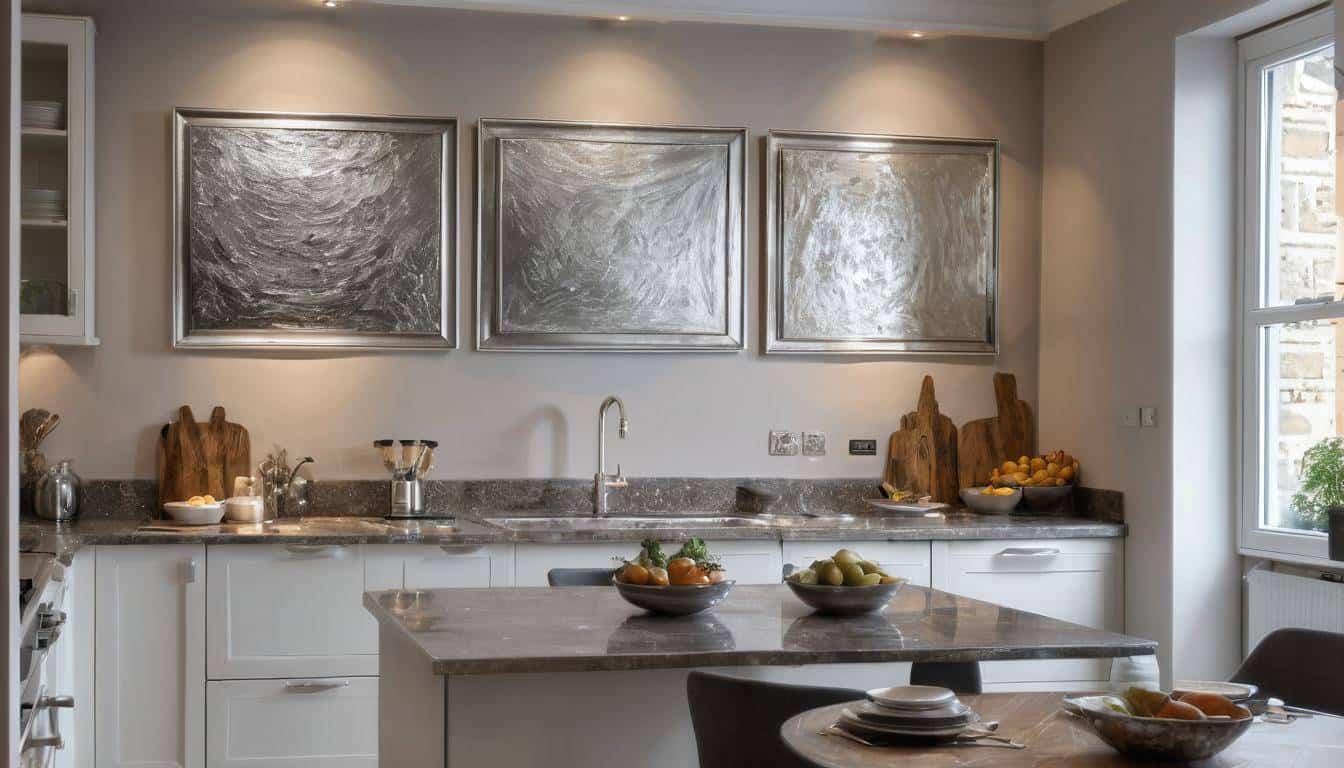 beautiful silver kitchens