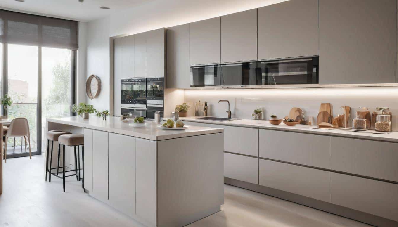 beautiful silver kitchens