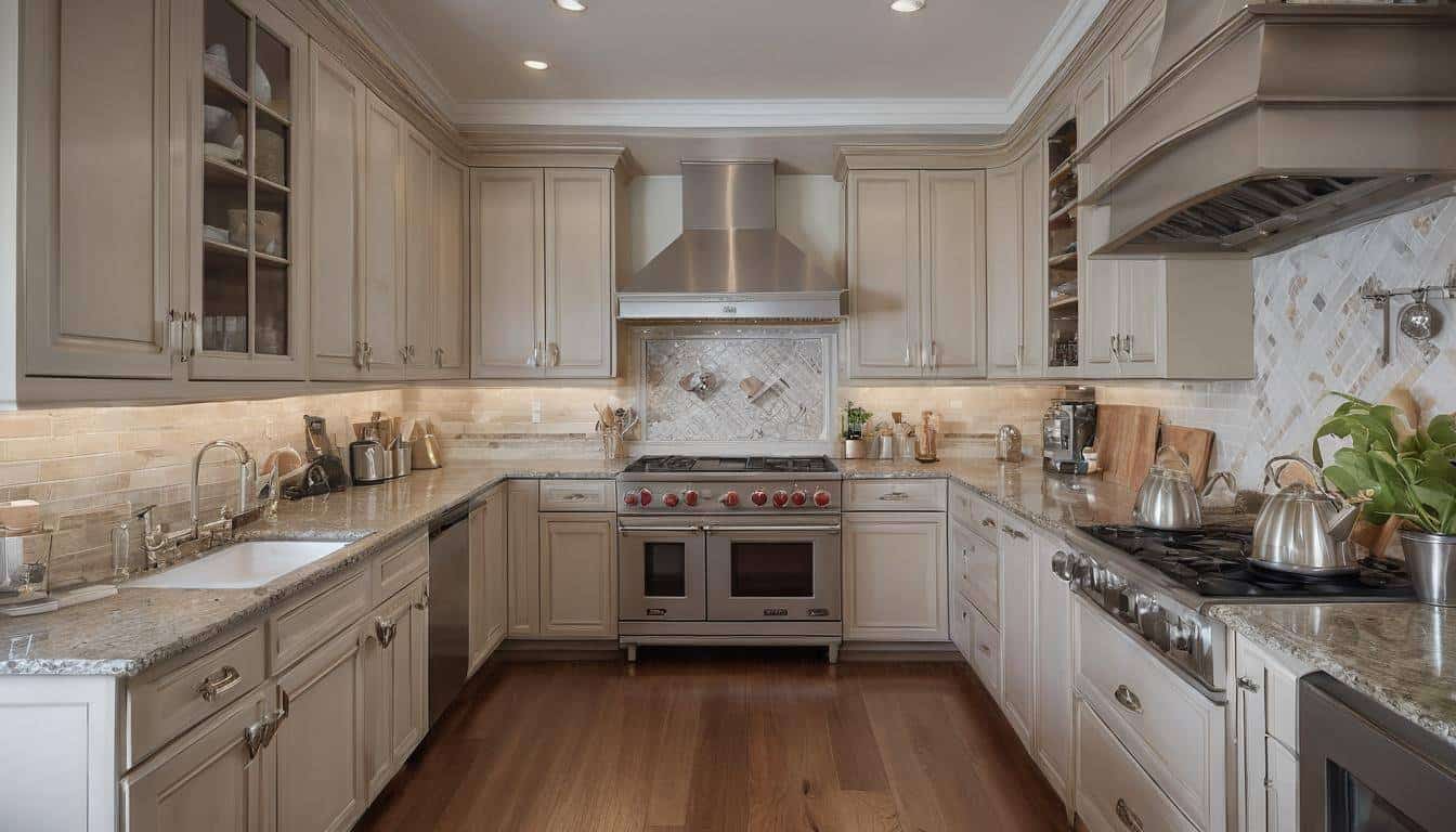 beautiful silver kitchens