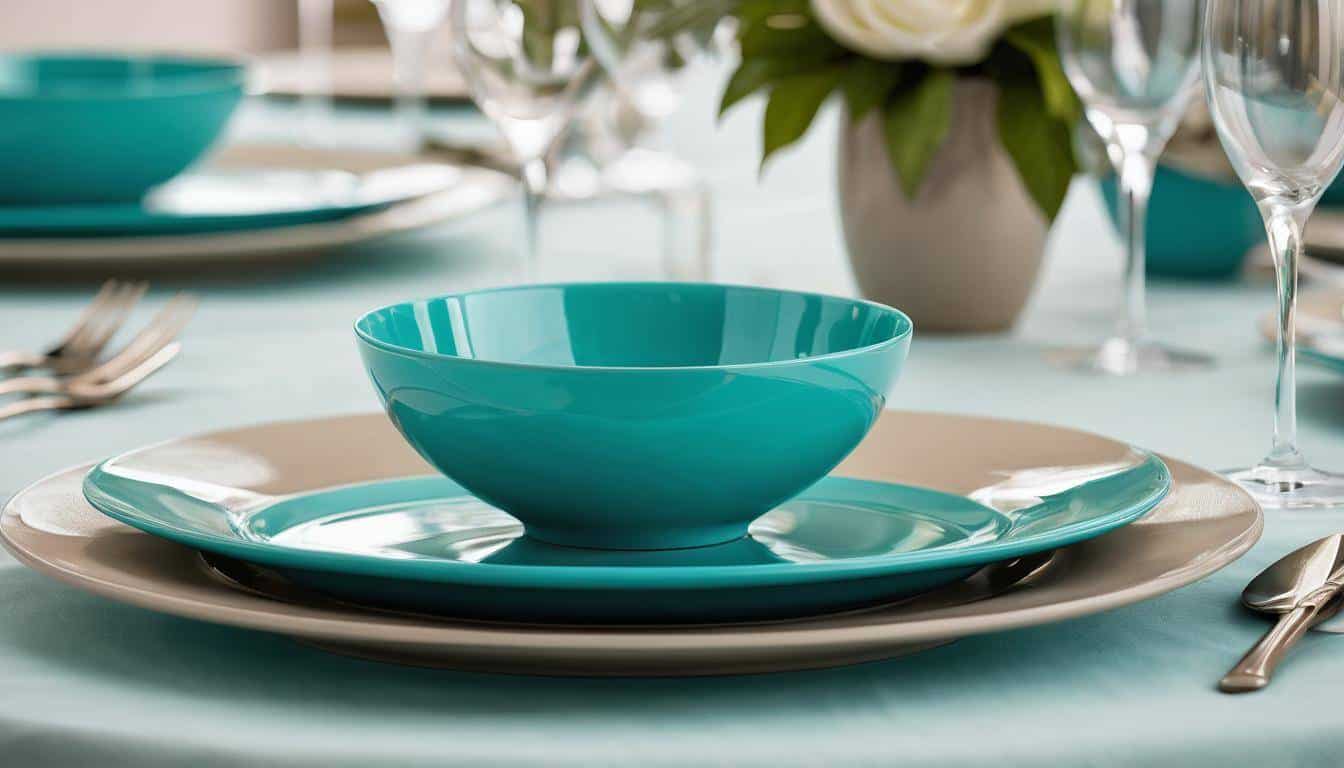 beautiful turquoise dining rooms