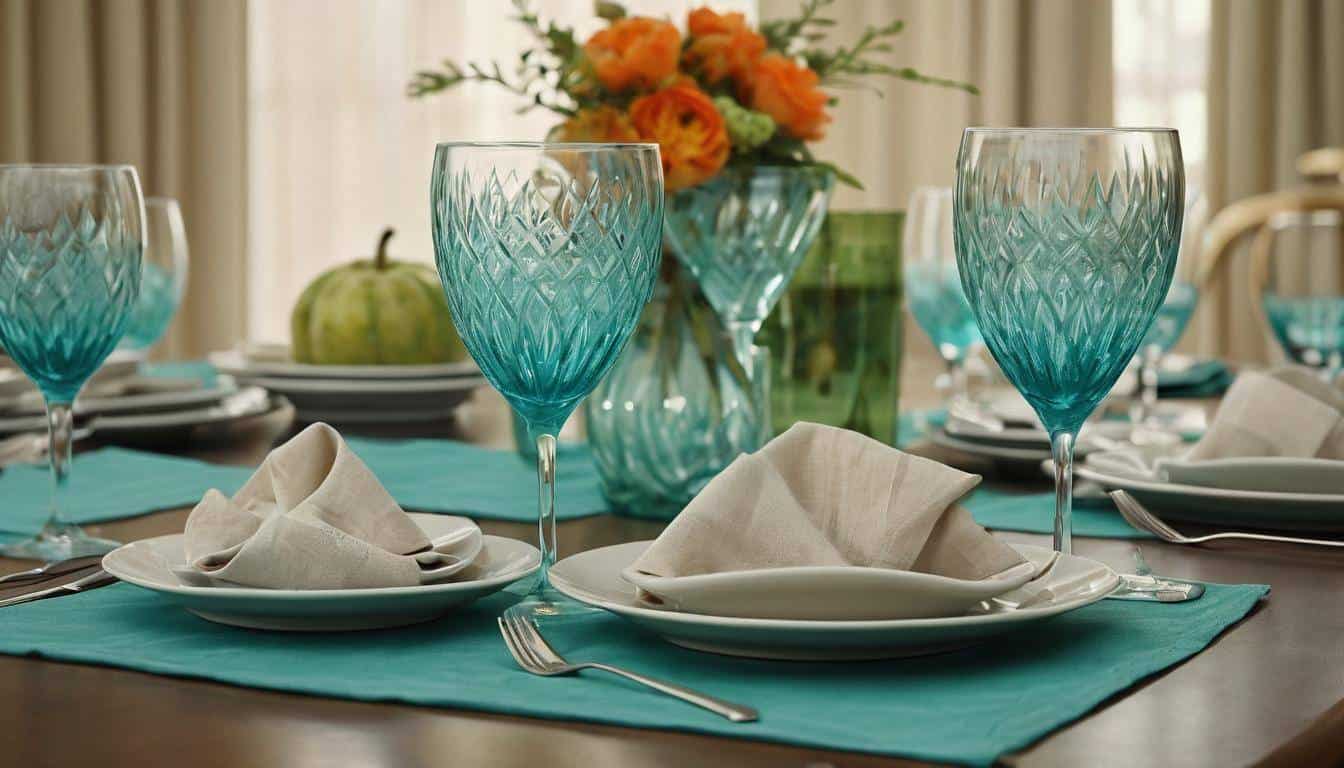 beautiful turquoise dining rooms