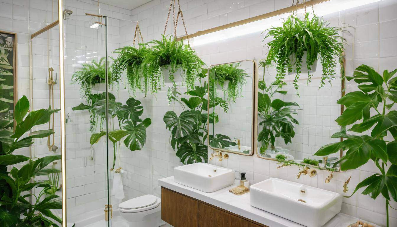 beautiful white bathrooms