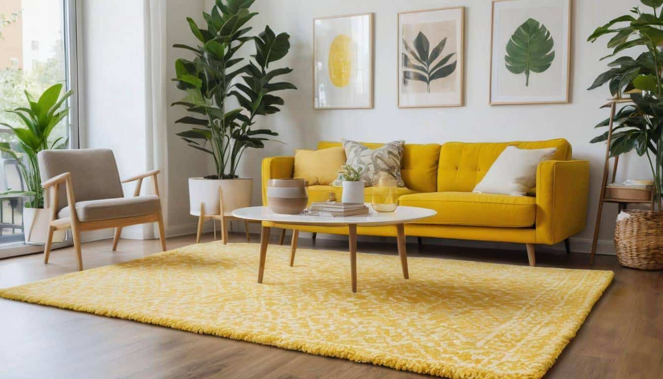 Beautiful yellow living rooms