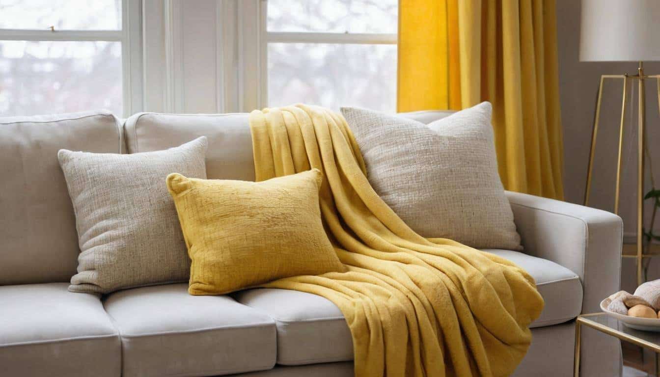 Beautiful yellow living rooms