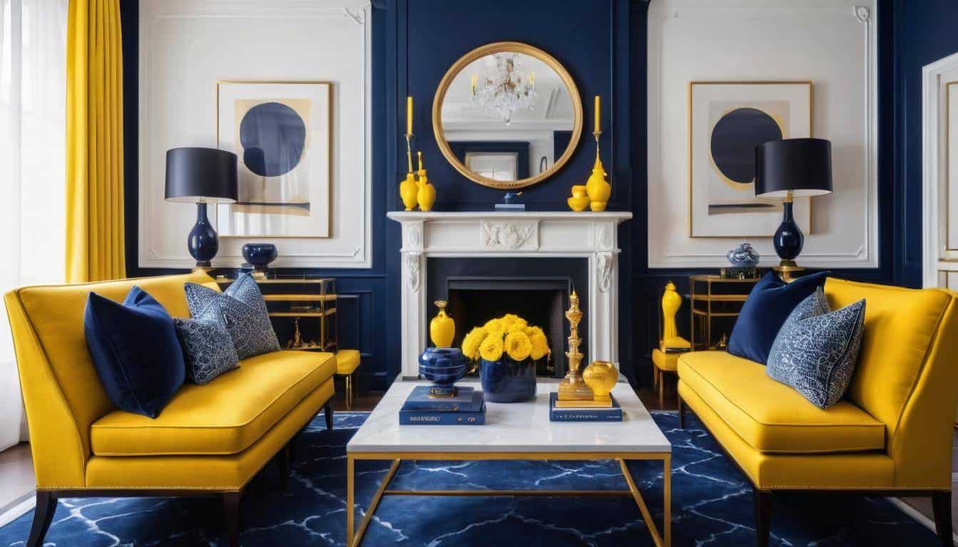 Beautiful yellow living rooms