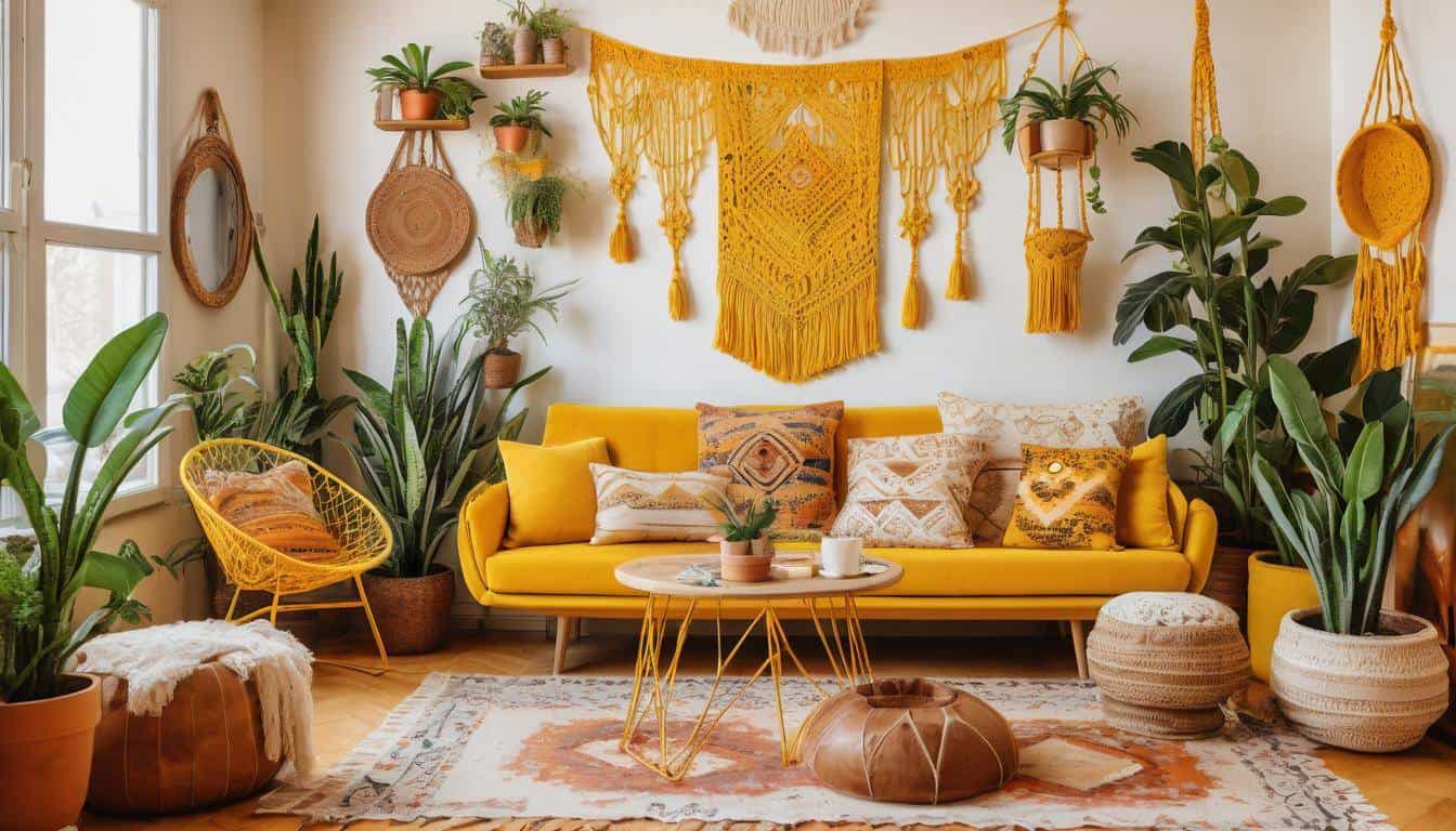 Beautiful yellow living rooms