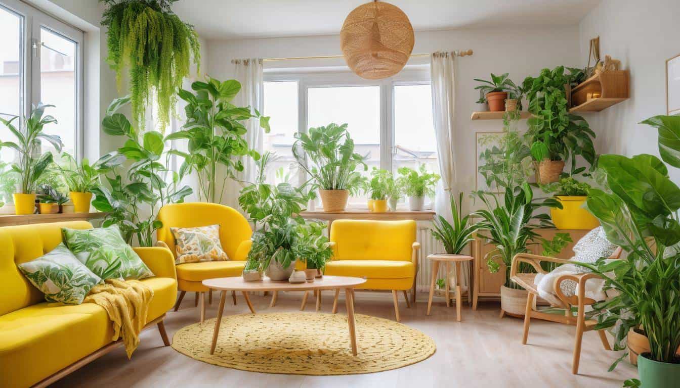 Beautiful yellow living rooms