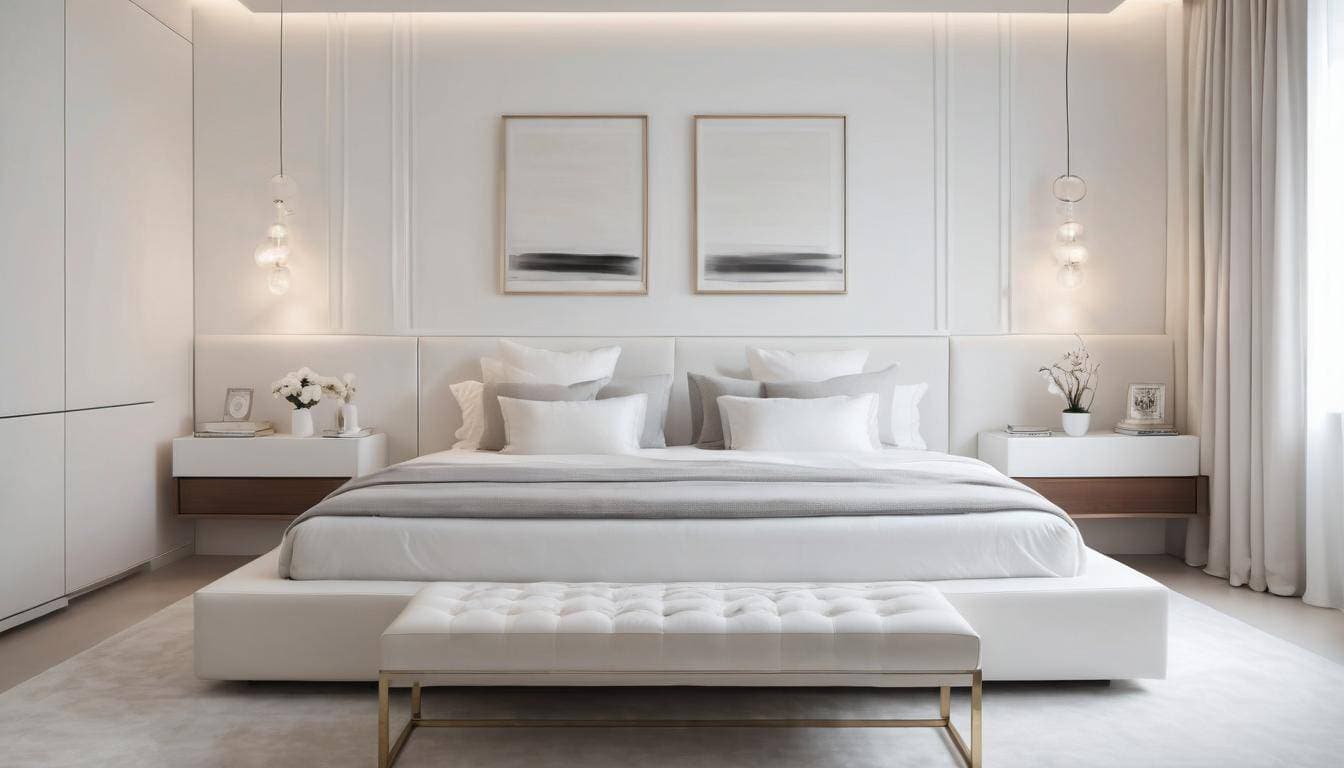 beautiful white bedrooms