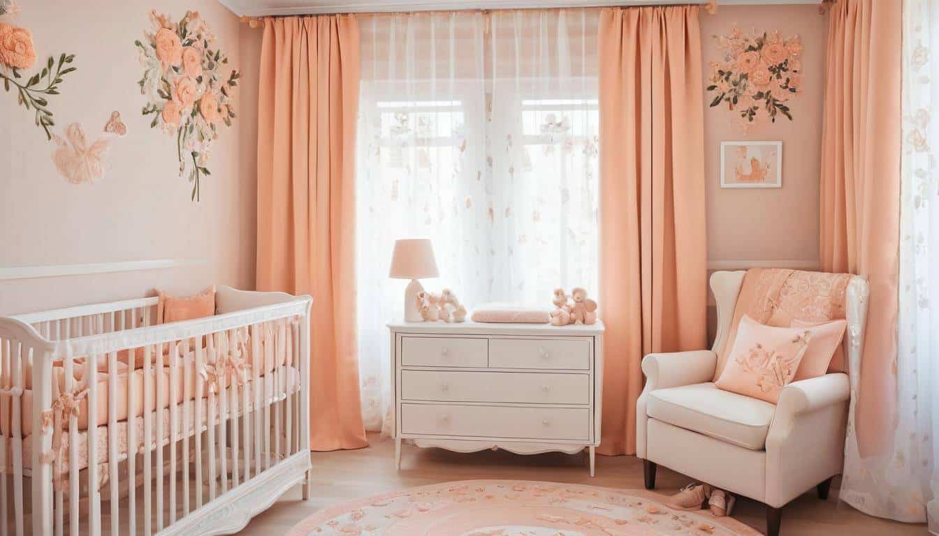 Cozy floral nursery