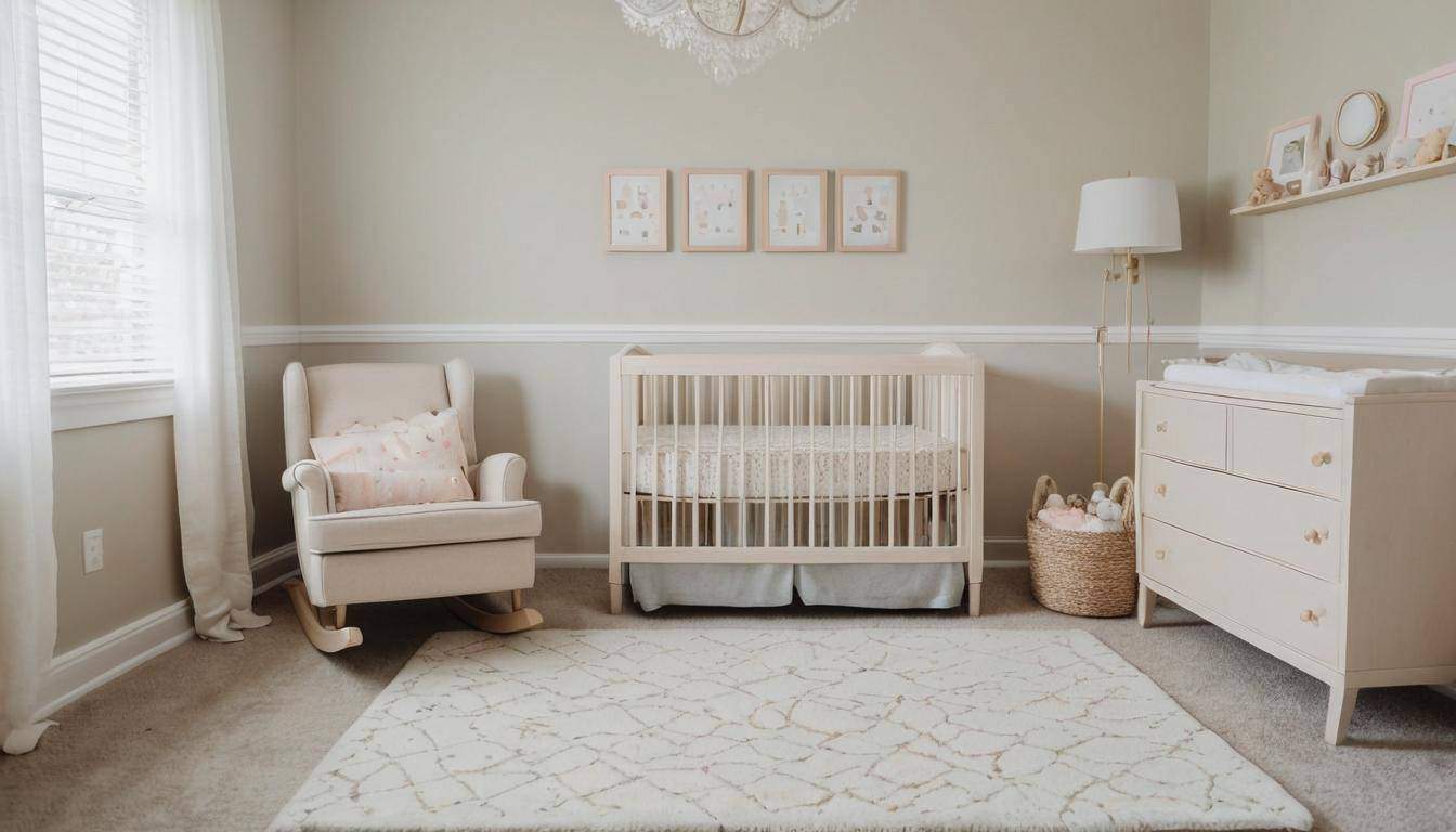 Cozy gender-neutral nursery