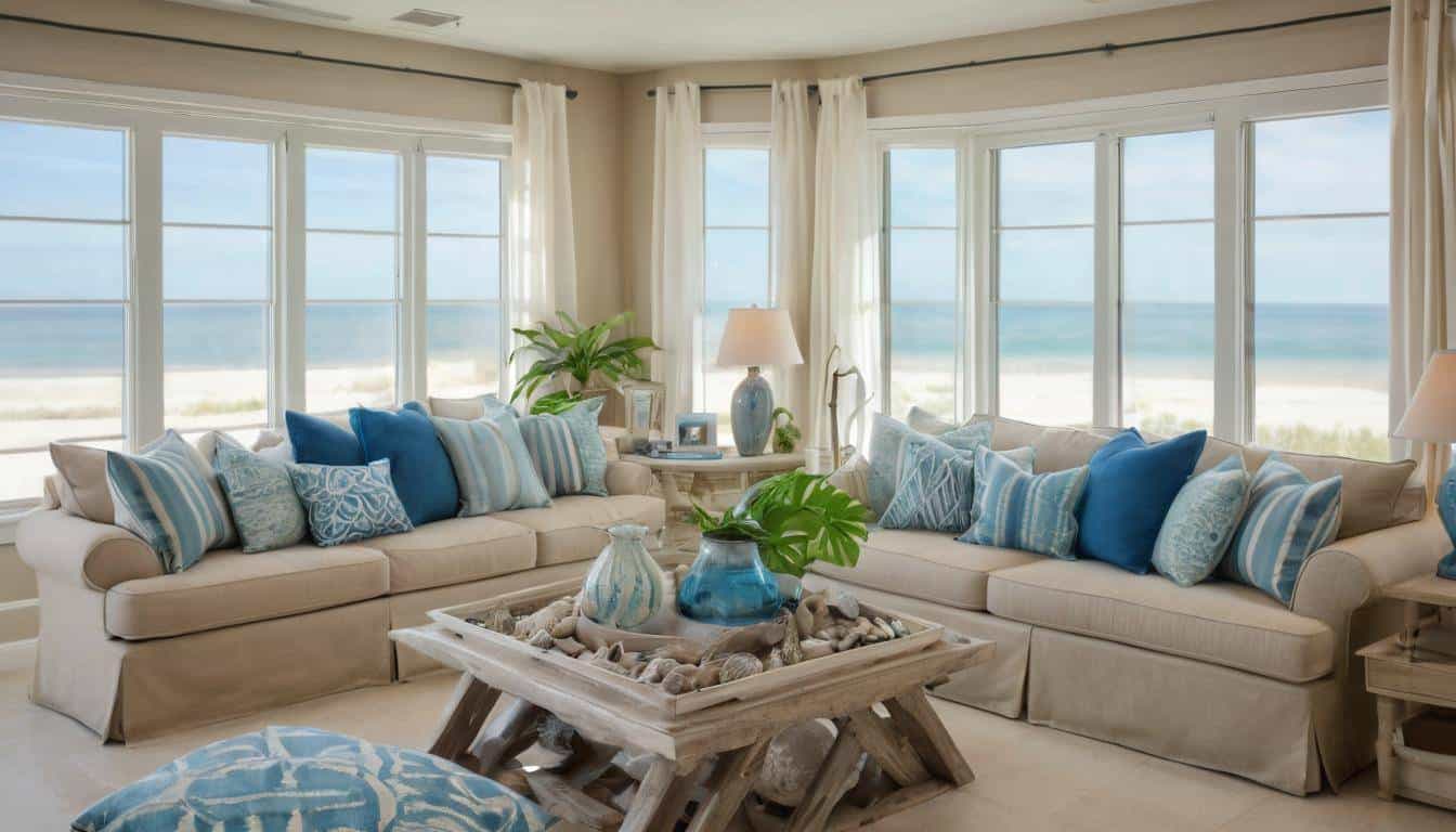 beautiful blue living rooms