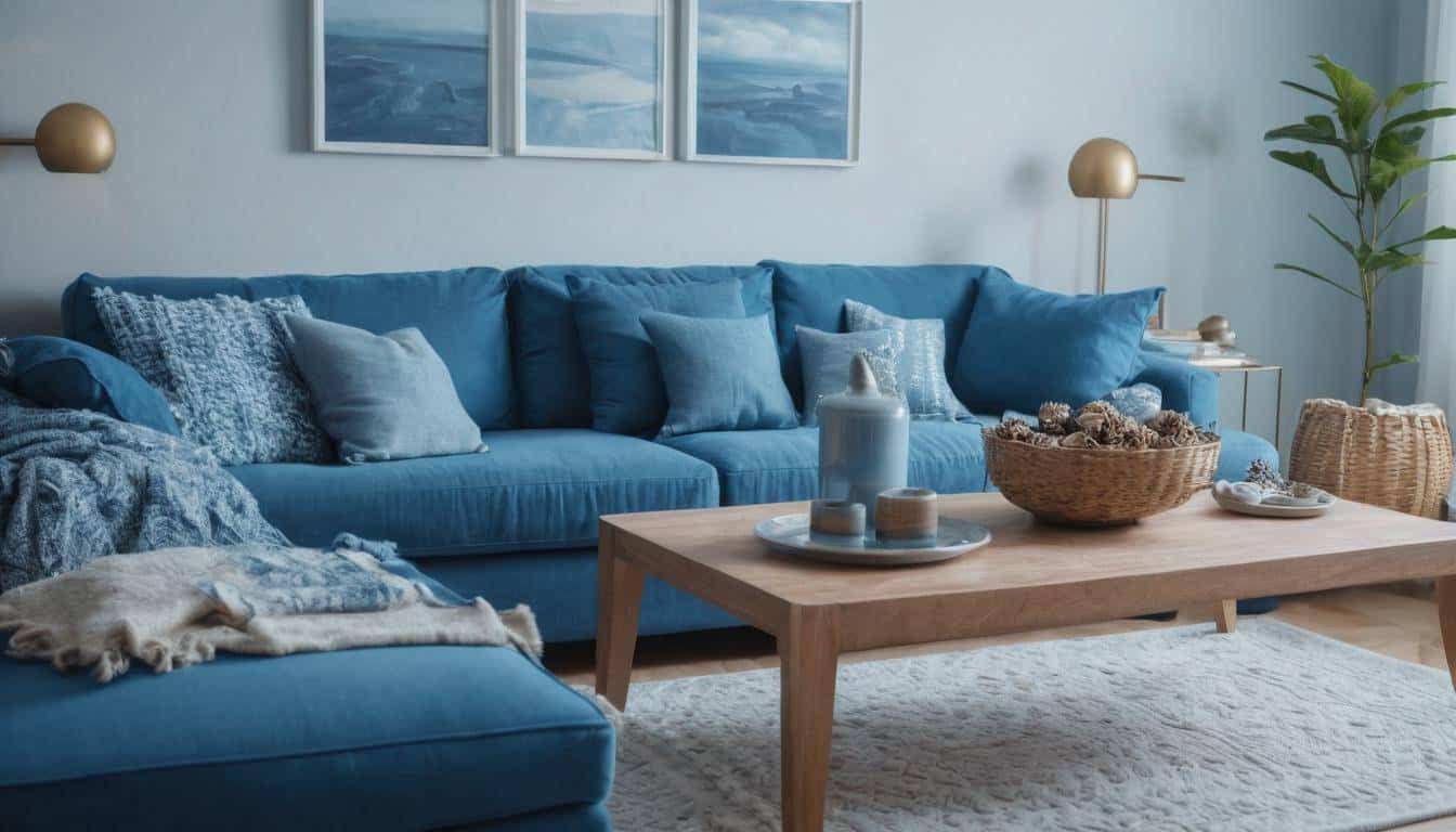 beautiful blue living rooms