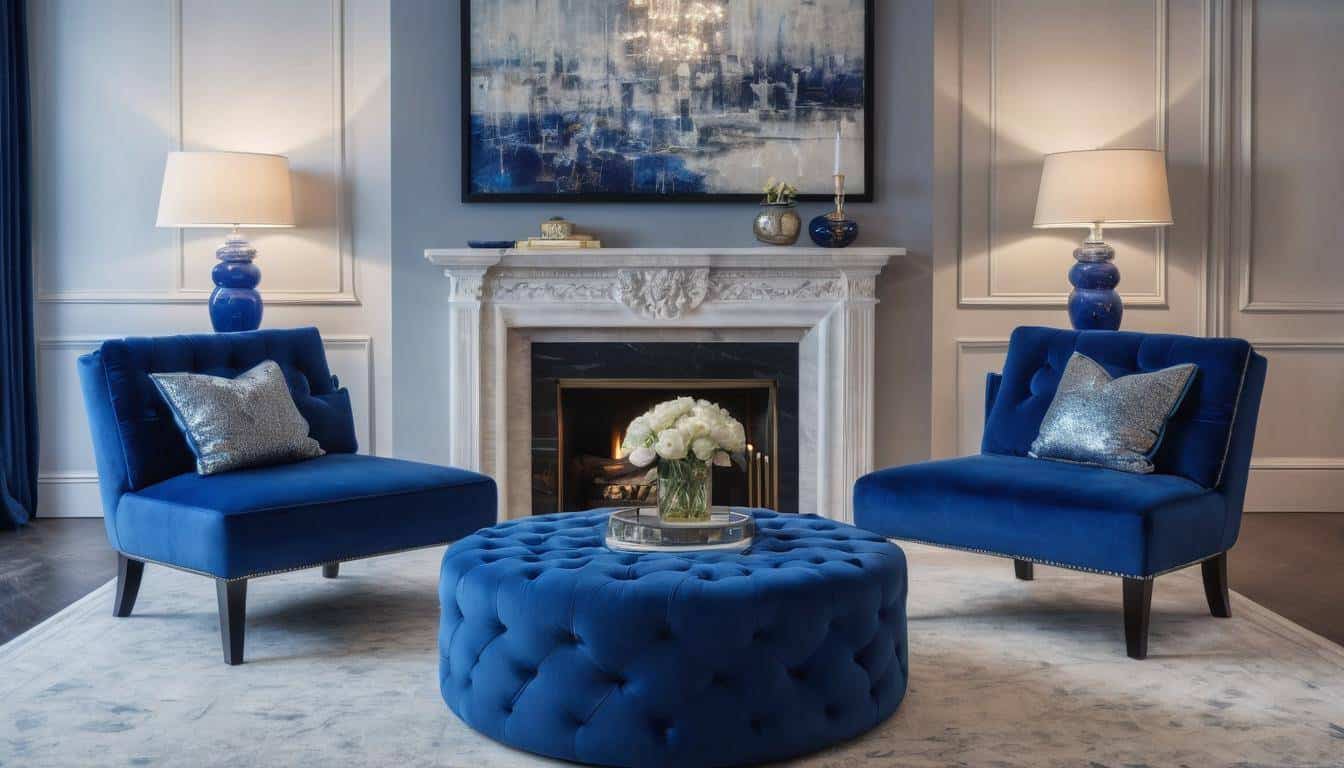 beautiful blue living rooms