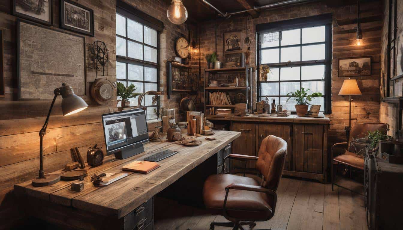 beautiful rust home offices