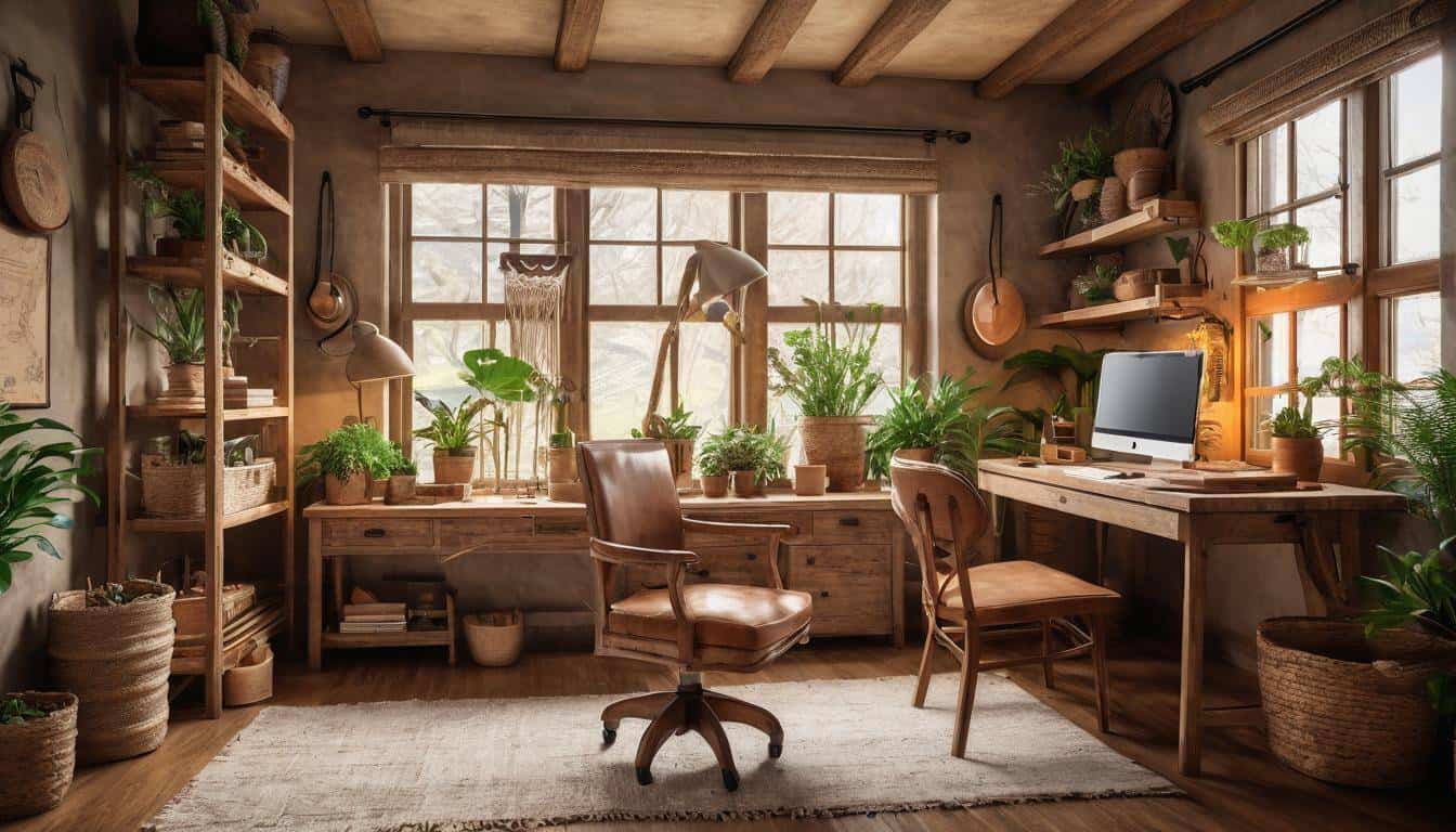 beautiful rust home offices