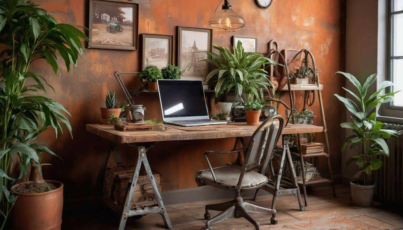 beautiful rust home offices