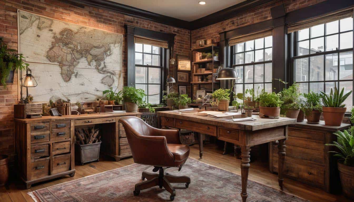 beautiful rust home offices