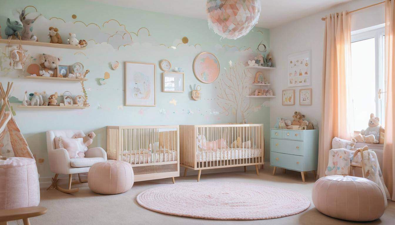 Whimsical baby nursery decor