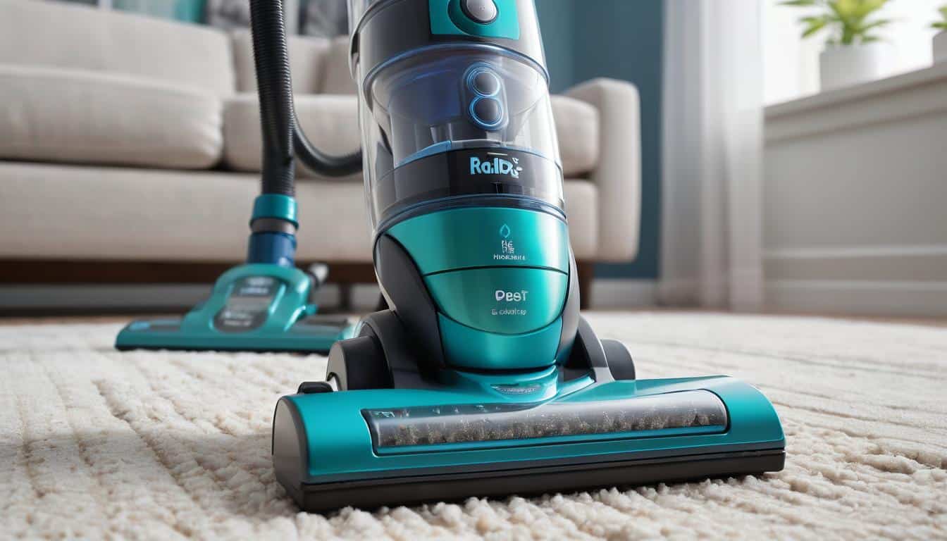 Bagless vacuum flea removal