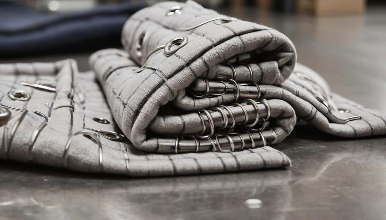 Durable moving blanket grommets