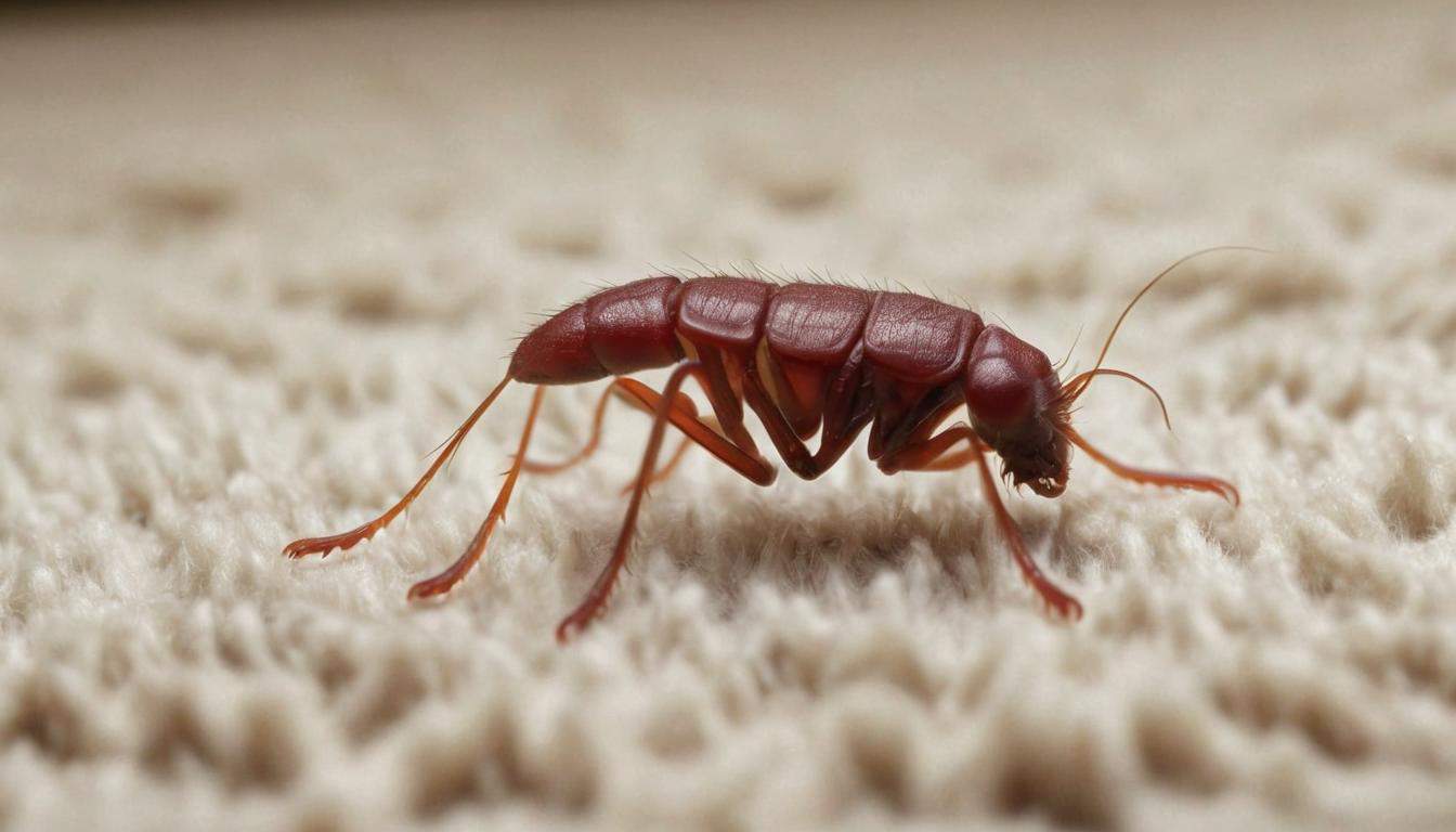 Flea presence indoors