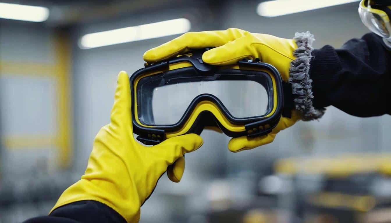 Safety gear demonstration