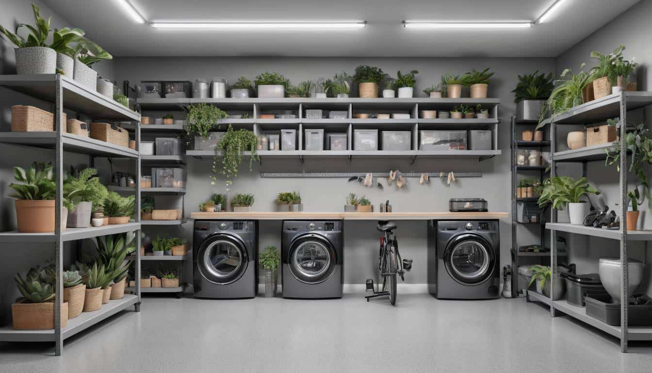 Chic organized garage