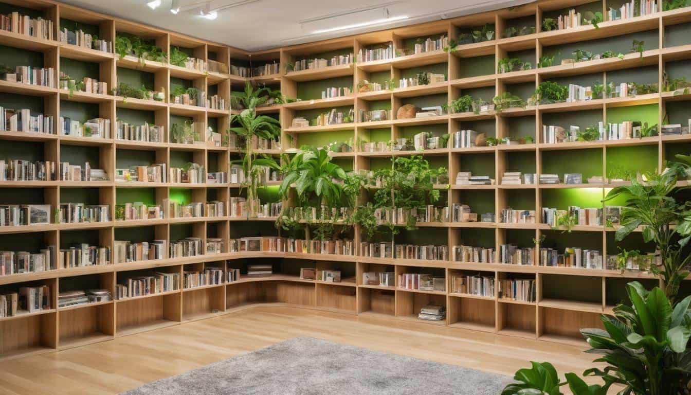Eco-friendly home library